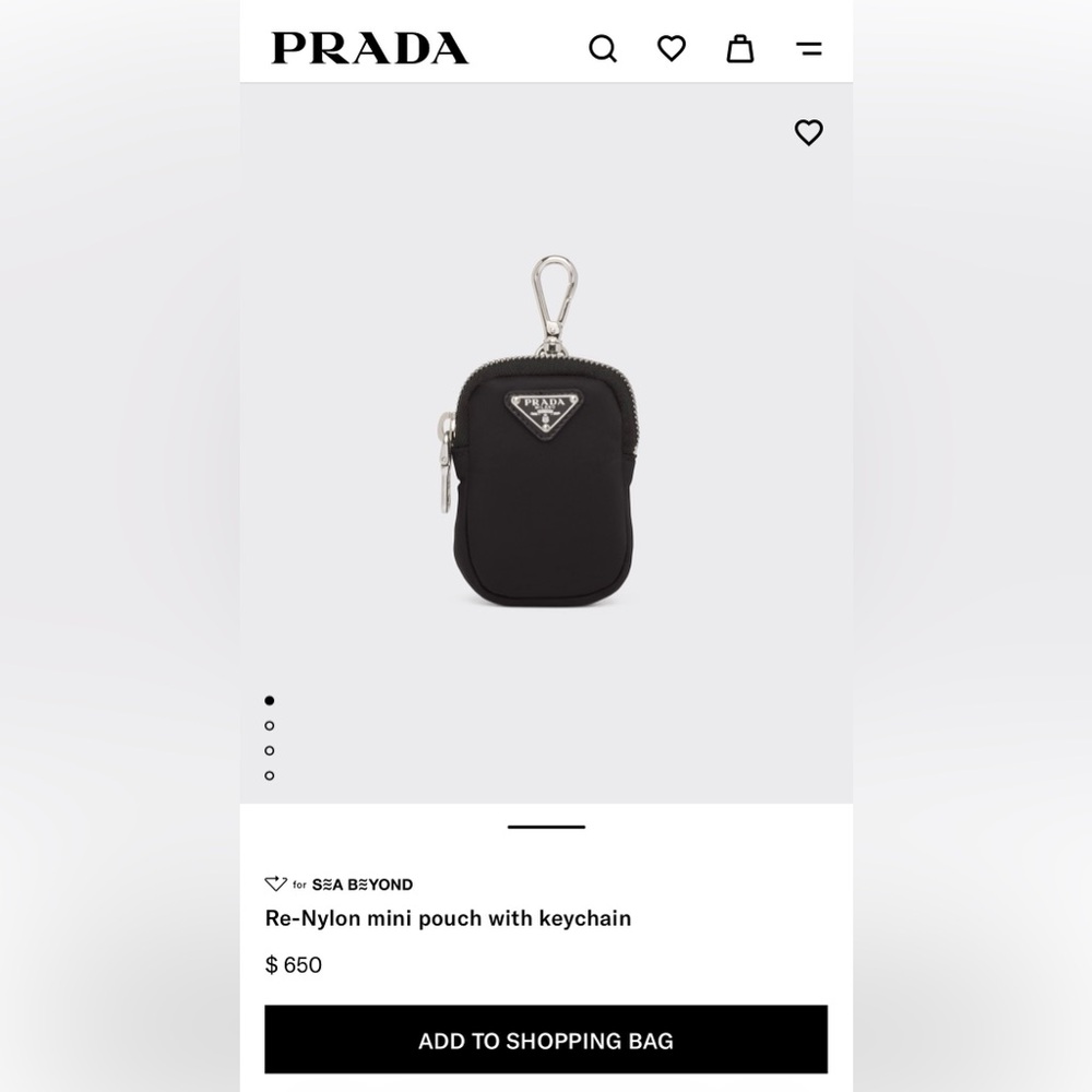 PRADA Re-Nylon mini pouch